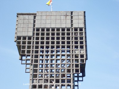 Het bovenste gedeelte van een toren (foto: F. Schrik)